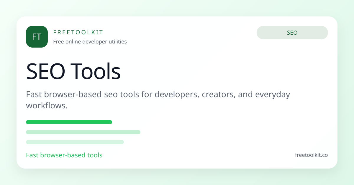 Open Graph Generator – Create OG Meta Tags for Social | FreeToolkit
